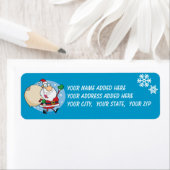 サンタバッグのおもちゃ差出人住所ラベル ラベル (インサイチュ)