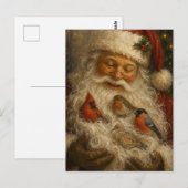 サンタバードのクリスマス ポストカード (正面/裏面)
