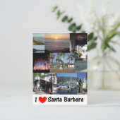 サンタバーバラが大好き ポストカード (スタンド正面)