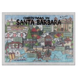 サンタバーバラのクリスマス カッティングボード