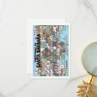 サンタバーバラのクリスマス サンキューカード