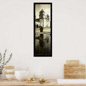 サンタバーバラのミッション写真1908 ポスター (キッチン)