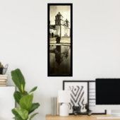 サンタバーバラのミッション写真1908 ポスター (ホームオフィス)