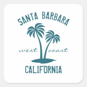サンタバーバラカリフォルニアウエストコースト スクエアシール