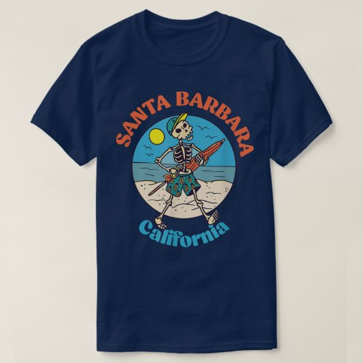 サンタバーバラカリフォルニアスケルトン記念物 Tシャツ (デザイン正面)