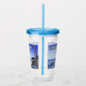 サンタバーバラカリフォルニアバタフライビーチモンテシト アクリルタンブラー (右)