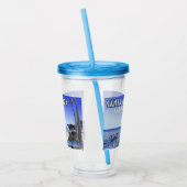 サンタバーバラカリフォルニアバタフライビーチモンテシト アクリルタンブラー (左)