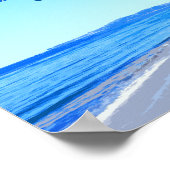 サンタバーバラカリフォルニアバタフライビーチモンテシト ポスター (角)