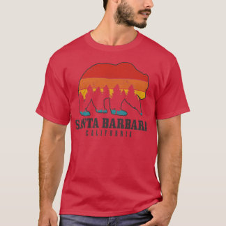 サンタバーバラカリフォルニアベア自然ヴィンテージグリズ Tシャツ