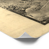 サンタバーバラカリフォルニア1896パノラママップ ポスター (角)