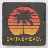 サンタバーバラカリフォルニア ストーンコースター (正面)