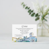 サンタバーバラコートハウスウォーターカラー結婚ズ エンクロージャーカード (スタンド正面)