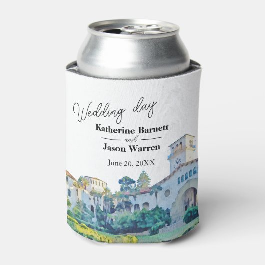 サンタバーバラコートハウスウォーターカラー結婚ズ 缶クーラー (缶正面)