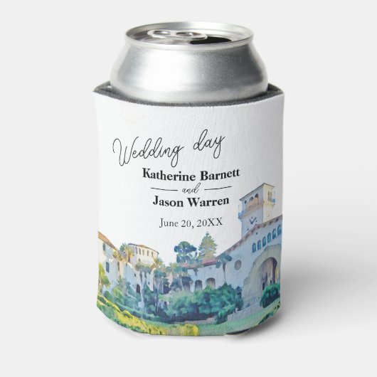 サンタバーバラコートハウスウォーターカラー結婚ズ 缶クーラー (缶裏面)