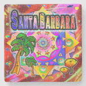 サンタバーバラトロピカルフレンズコースター ストーンコースター (正面)