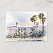 サンタバーバラビーチウォーターフロントウォーター結婚カラー エンクロージャーカード (裏面)