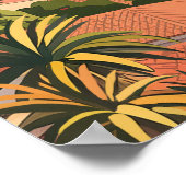 サンタバーバラビーチセントラルコーストカリフォルニアレトロ ポスター (角)