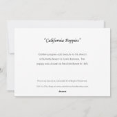 サンタバーバラポピー シーズンカード (裏面)