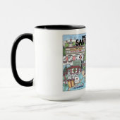 サンタバーバラマグのクリスマス マグカップ (左)