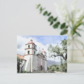 サンタバーバラミッションウォーターカラー ポストカード (スタンド正面)