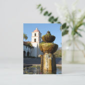 サンタバーバラミッションファウンテン ポストカード (スタンド正面)