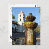 サンタバーバラミッションファウンテン ポストカード (正面/裏面)