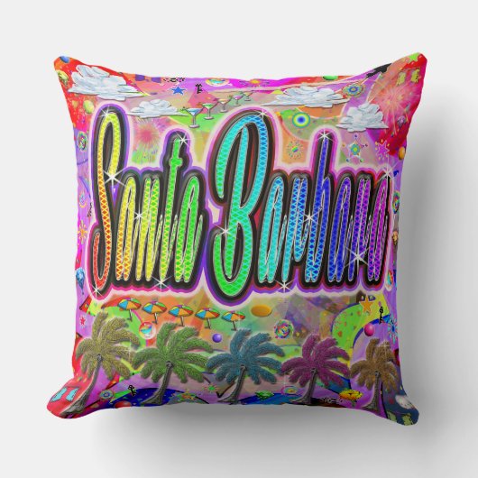 サンタバーバラヴィスタ表現ピロー クッション (正面)