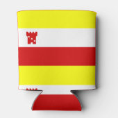 サンタバーバラ国旗、カリフォルニアクーラーボックス 缶クーラー (裏面)