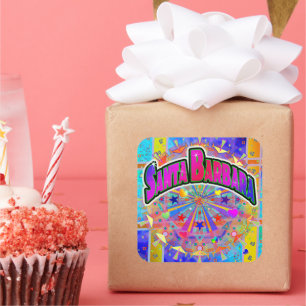 サンタバーバラ宇宙ユニティステッカー スクエアシール