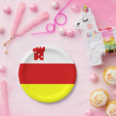 サンタバーバラ州旗，カリフォルニア紙プレート ペーパープレート (パーティー)