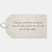 サンタバーバラ州（カリフォルニア州） – スティアーンズワーフ ギフトタグ (裏面横)