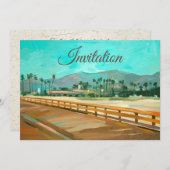 サンタバーバラ州(カリフォルニア州) – スティアーンズワーフ 招待状 (正面/裏面)