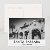 サンタバーバラ駅 スペイン建築 ポストカード (正面/裏面)