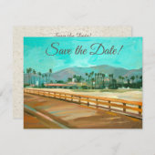 サンタバーバラ、カリフォルニア州 - スターンズ・ウォーフ 招待状 (正面/裏面)