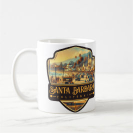 サンタバーバラ, カリフォルニア | ビンテージ コーヒーマグカップ