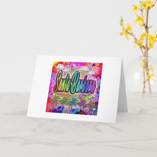 サンタバーバラ ビスタエクスプレス グリーティングカード (黄色い花)