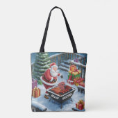 サンタバーベキュークリスマス トートバッグ (裏面)