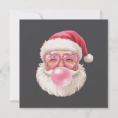 サンタバ吹ブルクリスマスおもしろいクリスマス 招待状 (正面)