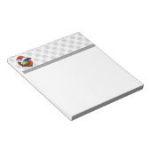 サンタバ色彩の鮮やかンティン ノートパッド (アングル)