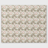 サンタパインクリスマスボードラッピング紙 ラッピングペーパー (フラット)