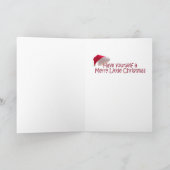 サンタパグクリスマスカード シーズンカード (内部)