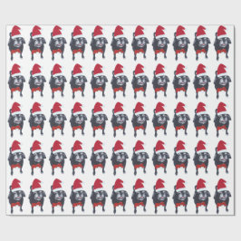 サンタパグズオールラインアップクリスマスラッピング紙 ラッピングペーパー