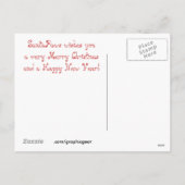 サンタパグポストカード シーズンポストカード (裏面)