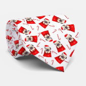 サンタパグ&キャンディカネスホリデーネックタイ ネクタイ (ロール)