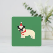 サンタパグ 招待状 (スタンド正面)