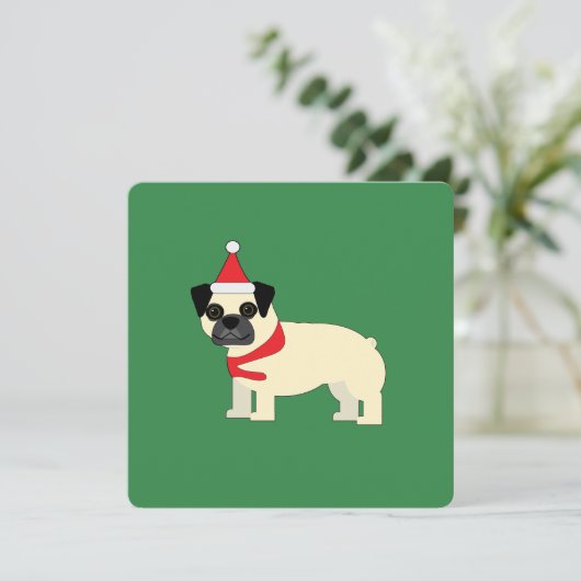 サンタパグ 招待状 (スタンド正面)