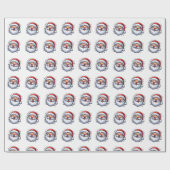 サンタパタおもしろいーン ラッピングペーパー (フラット)