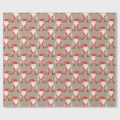 サンタパタお洒落ーン ラッピングペーパー (フラット)