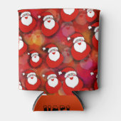 サンタパターン 缶クーラー (正面)