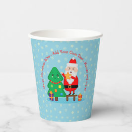 サンタパッティングスタークリスマスツリー20xx追加文字 紙コップ